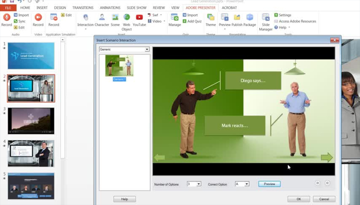 Adobe Presenter - Phần mềm E-learning miễn phí