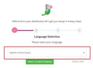 Lựa chọn ngôn ngữ