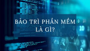 việc bảo trì phần mềm là gì