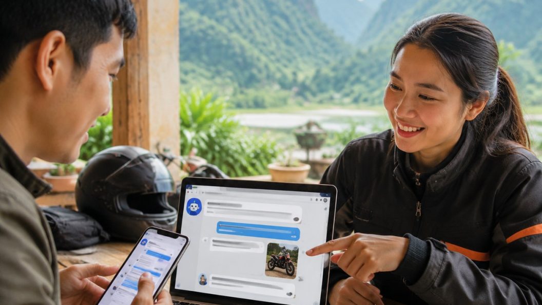AI agent trả lời khách hỏi về dịch vụ easy rider Hà Giang nhanh hơn nhân viên